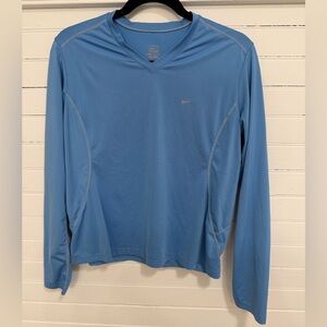 Nike Blue Long Sleeve Shirt